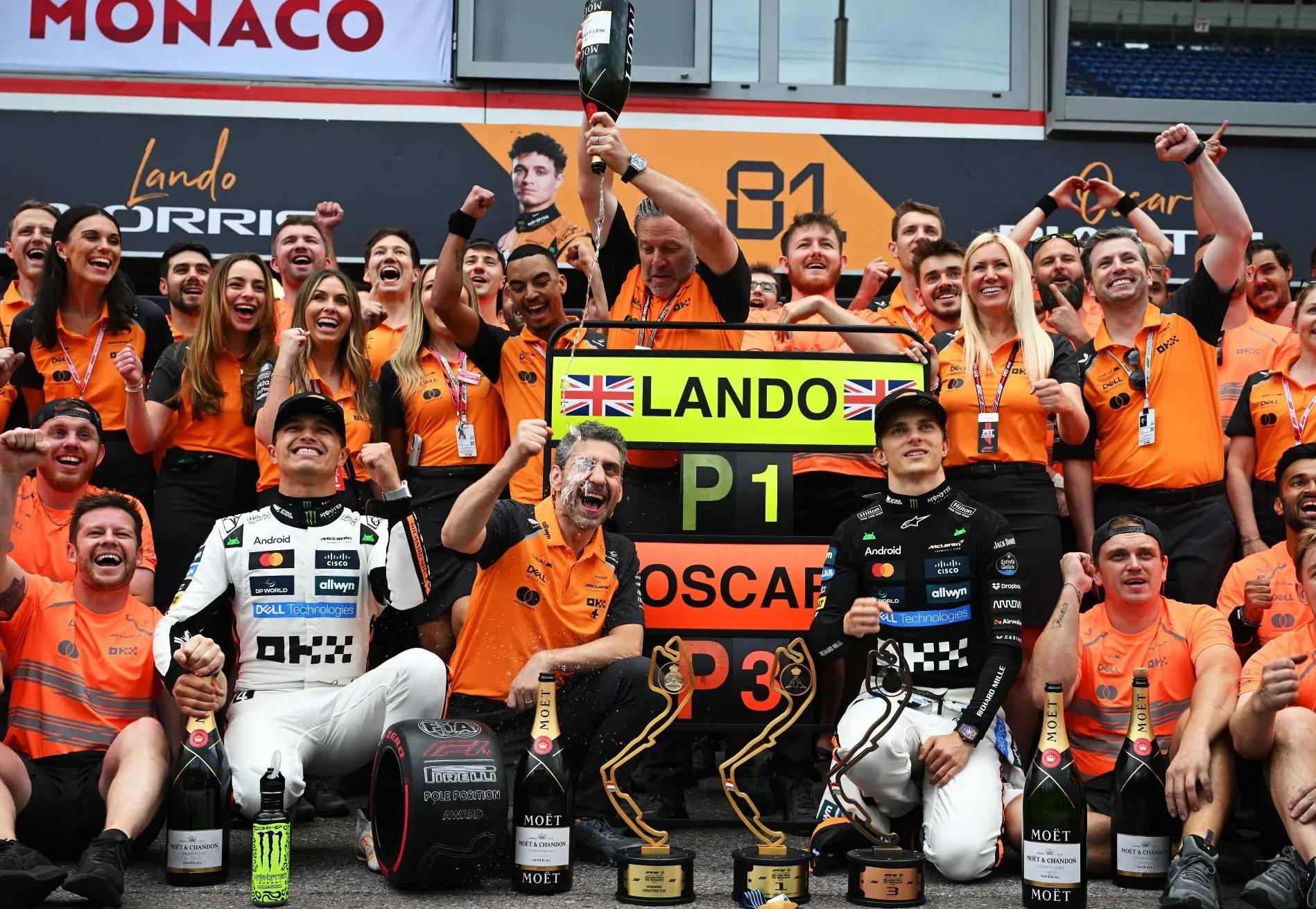 哈斯车队逆转索伯车队，诺里斯高光表现